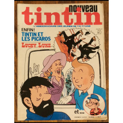 Nouveau Tintin N°1 + pub 1975 vintage