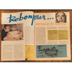 Nouveau Tintin N°1 + pub 1975 vintage
