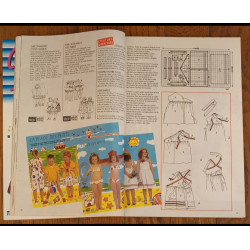Modes et travaux N°1028 1986 vintage