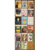 Lot 2 anciens magazines Tintin + 39 fiches années 70 vintage
