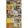 Lot 2 anciens magazines Tintin + 39 fiches années 70 vintage