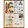Lot 2 anciens magazines Tintin + 39 fiches années 70 vintage