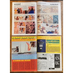 Lot 2 anciens magazines Tintin + 39 fiches années 70 vintage