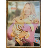 Tintin l'hebdoptimiste N°37 1973 Poster Brigitte Bardot vintage