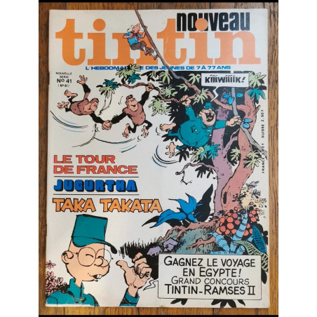 Nouveau Tintin N°41 Tour de France 1976 vintage