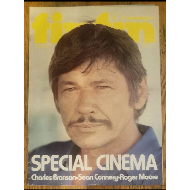 Tintin l'hebdoptimiste N°120 spécial cinéma 1975 vintage