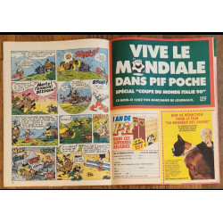 Pif gadget N°1106 1990 spécial Football Mondial 90 ⚽ vintage