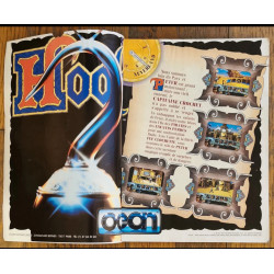 Tilt magazine N°101 1992 + Poster jeux vidéo vintage