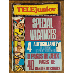 Télé junior N°11 Spécial vacances 1978 vintage