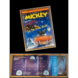 Journal de Mickey N°2511 poster panoramique constellations 2000 vintage