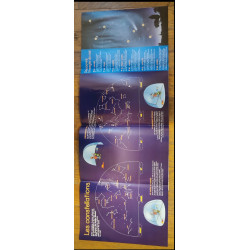 Journal de Mickey N°2511 poster panoramique constellations 2000 vintage