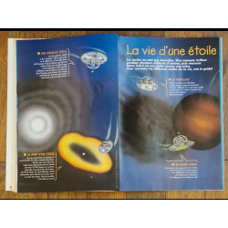 Journal de Mickey N°2511 poster panoramique constellations 2000 vintage