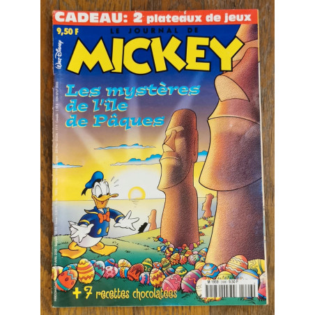 Journal de Mickey N°2496 avec 1 plateau de jeu 2000 vintage