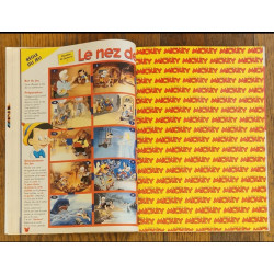 Journal de Mickey N°2499 avec cadeau jeu Pinocchio 2000 vintage