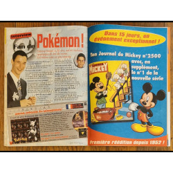 Journal de Mickey N°2499 avec cadeau jeu Pinocchio 2000 vintage