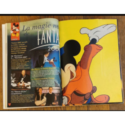Journal de Mickey N°2501 Poster Fantasia + cadre Déblok 2000 vintage