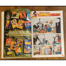 Journal de Mickey N°2501 Poster Fantasia + cadre Déblok 2000 vintage