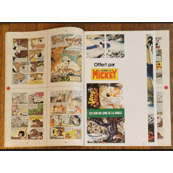 Journal de Mickey N°1865 avec cadeau jeu 7 familles Le livre de la jungle + mini bd à monter 1988 vintage
