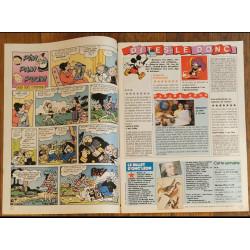 Journal de Mickey N°1865 avec cadeau jeu 7 familles Le livre de la jungle + mini bd à monter 1988 vintage