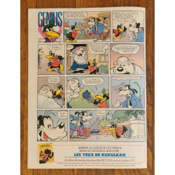 Journal de Mickey N°1865 avec cadeau jeu 7 familles Le livre de la jungle + mini bd à monter 1988 vintage