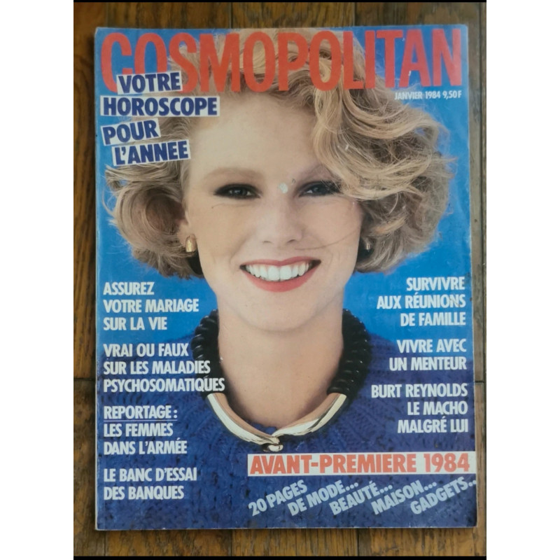 Cosmopolitan magazine N°122 1984 vintage