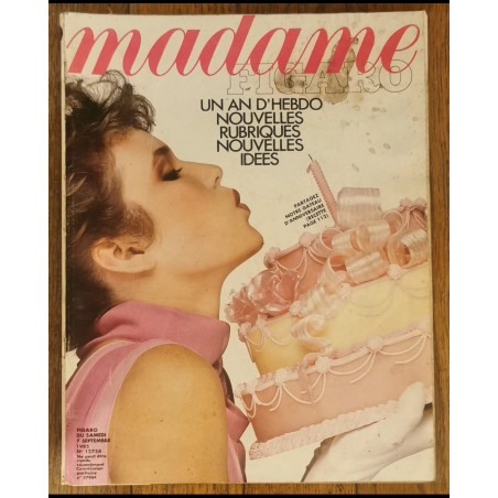Madame Figaro magazine N°12758 1985 vintage