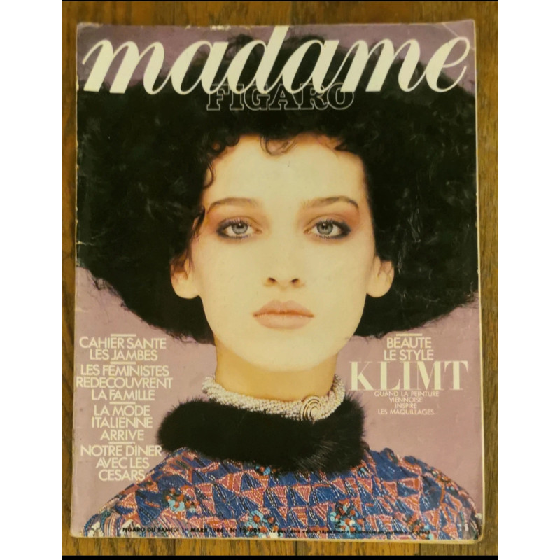 Madame Figaro magazine N°12908 1986 vintage