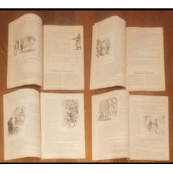 Lot de 4 anciens fascicules Mon Journal 1899 vintage