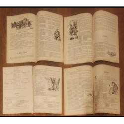 Lot de 4 anciens fascicules Mon Journal 1899 vintage
