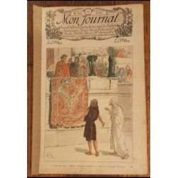 Lot de 4 anciens fascicules Mon Journal 1899 vintage
