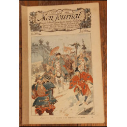 Lot de 4 anciens fascicules Mon Journal 1899 vintage