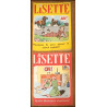 Lot 2 Lisette magazines N°40 et 41 1966 vintage