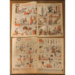 Lot 2 Lisette magazines N°40 et 41 1966 vintage