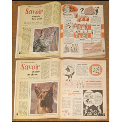 Lot 2 Lisette magazines N°40 et 41 1966 vintage