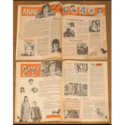 Lot 2 Lisette magazines N°40 et 41 1966 vintage