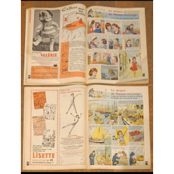 Lot 2 Lisette magazines N°40 et 41 1966 vintage