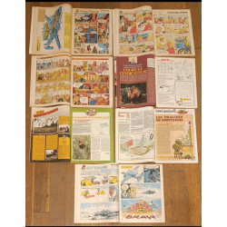 Lot de 7 anciens magazines Super As et Super J 1979/1980 vintage