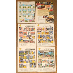 Lot de 6 anciens magazines Junior 1978 vintage