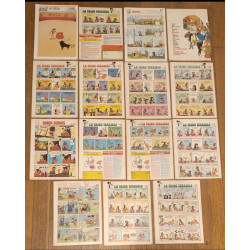 Lot de 15 anciens magazines Tintin vintage
