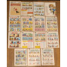 Lot de 15 anciens magazines Tintin vintage