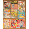 Lot de 9 anciens magazines Pif, Tintin et Mickey vintage