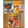 Lot de 3 Journaux de Mickey spécial Mystère 1998 vintage