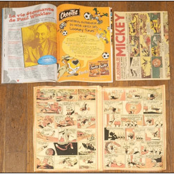 Lot Journal de Mickey spécial anniversaire N°2500 + 2 facs similés vintage