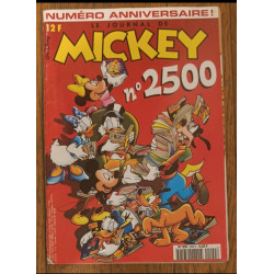 Lot Journal de Mickey spécial anniversaire N°2500 + 2 facs similés vintage