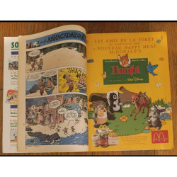 Journal de Mickey N°2142H avec valise de l'été Bamboula 1993 vintage