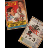 Journal de Mickey N°1722 avec cadeau Transfert Zorro 1985 vintage