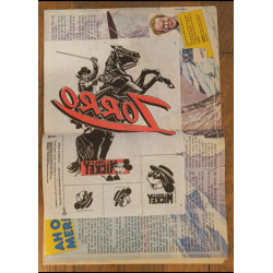 Journal de Mickey N°1722 avec cadeau Transfert Zorro 1985 vintage
