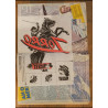 Journal de Mickey N°1722 avec cadeau Transfert Zorro 1985 vintage