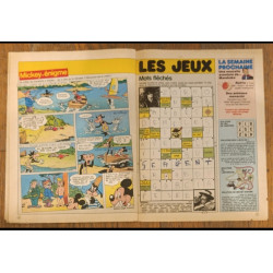 Journal de Mickey N°1722 avec cadeau Transfert Zorro 1985 vintage