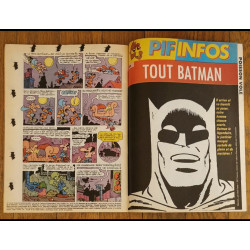 Pif N°1066 avec grand Poster Batman 1989 vintage